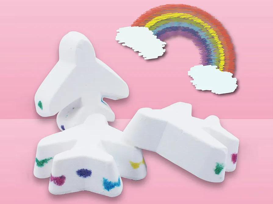 Vi presenterar Rainbow Bath Bomb – ett stänk av färg och avkoppling