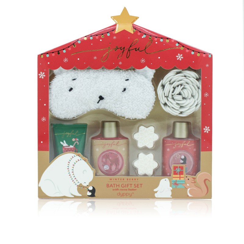 Holiday Cheer: New 7-Piece Christmas Bath Gift Set ger dig vintermagin